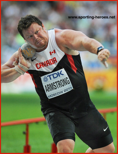 Dylan Armstrong - Canada - World Athletic Championships shot put medalist.