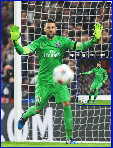 Salvatore SIRIGU - Paris Saint-Germain - 2014/15 Champions League.