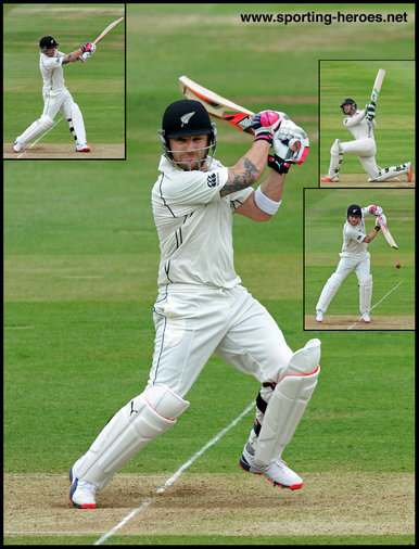 Brendon McCullum - New Zealand - Test Record 2014 - 2015