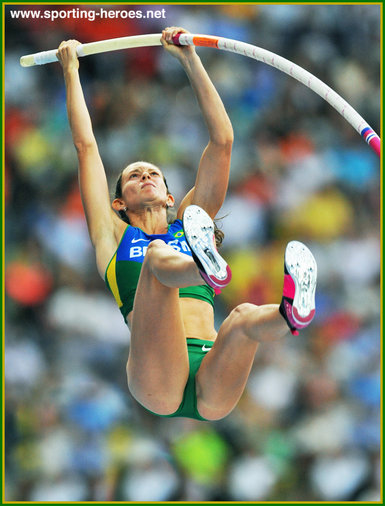 Fabiana Murer - Brazil - 2013 World Championships finalist in pole vault.