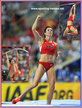 Jennifer SUHR - U.S.A. - Silver medal at 2013 World Athletics Championships.