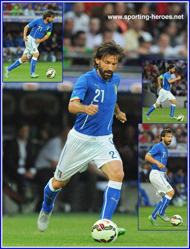 Andrea Pirlo - Italian footballer - EURO 2016 Qualifying games.