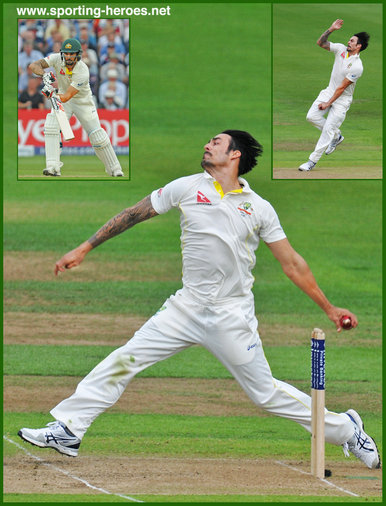 Mitchell Johnson - Australia - Test Cricket Record 2011 onwards