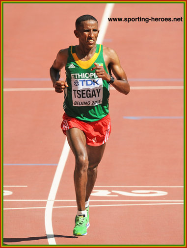 Yemane Tsegay - Ethiopia - Marathon silver medal at 2015 World Championships.