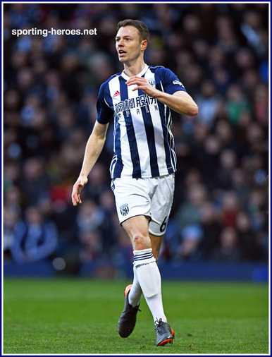 Jonny Evans - West Bromwich Albion - League Appearances