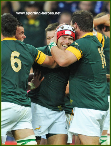 Schalk BRITS - South Africa - 2015 Rugby World Cup.