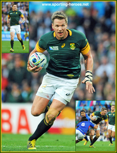 Jean DE VILLIERS - South Africa - 2015 Rugby World Cup.