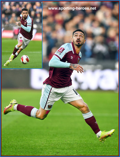 Manuel LANZINI - West Ham United - Premiership Appearances