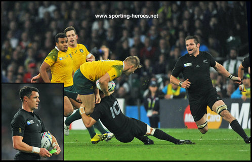 Dan Carter - New Zealand - 2015 World Cup Final & Semi Final.