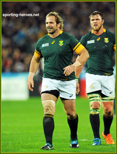 Jannie DU PLESSIS - South Africa - 2015 World Cup semi final & bronze medal final.