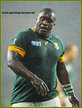 Trevor NYAKANE - South Africa - 2015 World Cup semi final & bronze medal final.