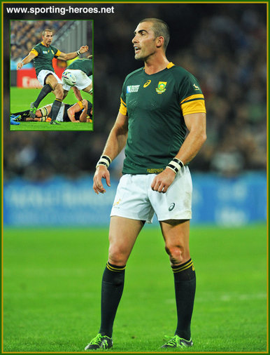 Ruan Pienaar - South Africa - 2015 World Cup semi final & bronze medal final.