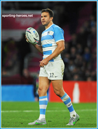 Juan-Martin Hernandez - Argentina - 2015 Rugby World Cup semi final.