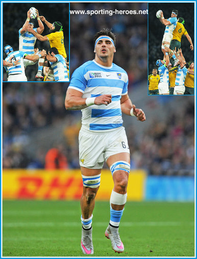 Pablo MATERA - Argentina - 2015 Rugby World Cup semi final.