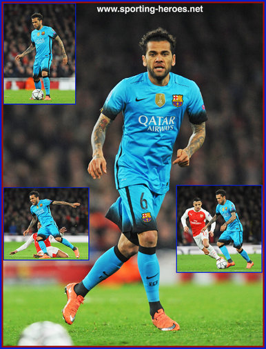 Dani ALVES - Barcelona - 2015-16 Champions League K.O. Games.