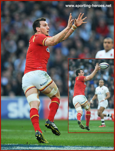 Sam WARBURTON - Wales - International Rugby Union Caps 2015 - 2017.