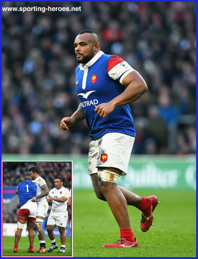 Jefferson  POIROT - France - International Rugby Union Caps.
