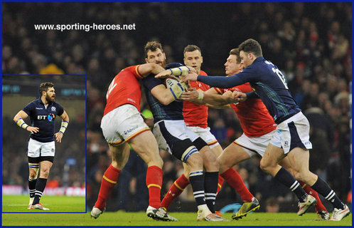 Sean Lamont - Scotland - International Rugby Matches for Scotland. 2015 - 2016