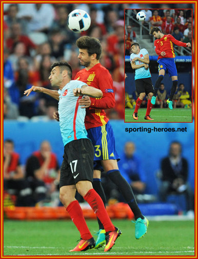 Gerard Pique - Spain - EURO 2016.