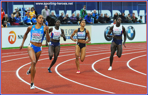 Libania  GRENOT - Italy - European 400 metres champion for a second time.