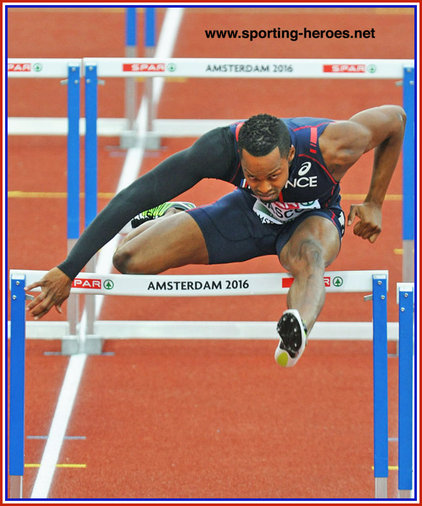 Dimitri  BASCOU - France - 2016 European 110m hurdles Gold & 2016 Olympic bronze.