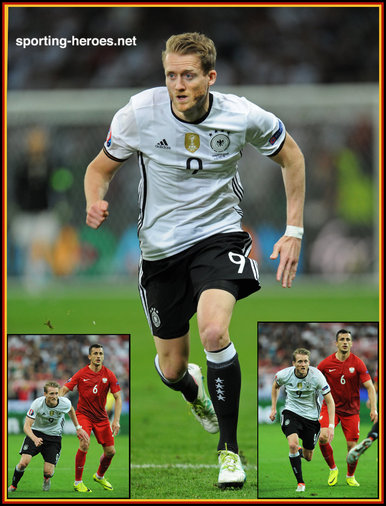 Andre SCHURRLE - Germany - EURO 2016.  Three games in Group C.