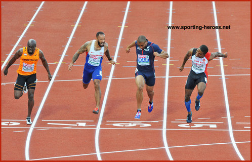 Jak Ali HARVEY - Turkey - Second at 2016 European Championships 100m.