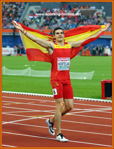 Bruno HORTELANO - Spain - European 200 metres sprint champion in 2016.