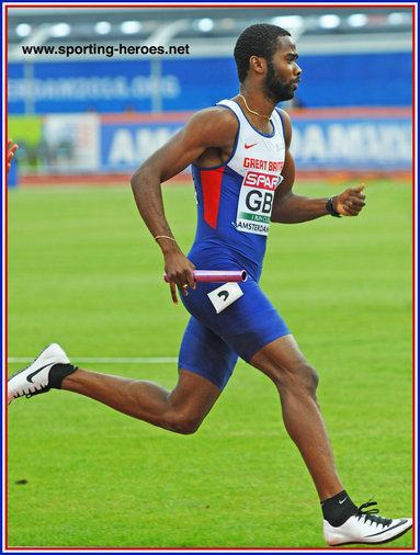 Delano WILLIAMS - Great Britain & N.I. - Relay bronze medal at 2016 European Championships.