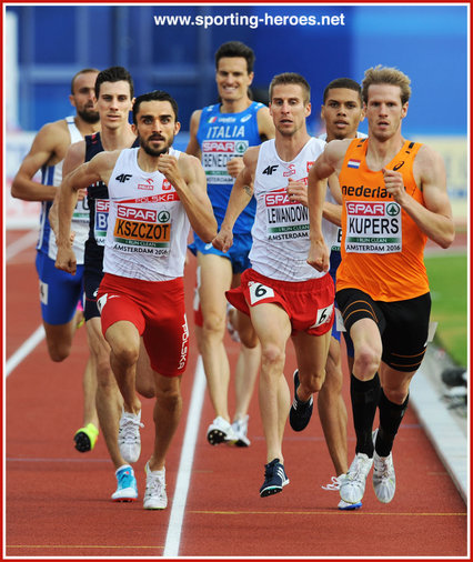Marcin Lewandowski - Poland - Silver medal in men's 800m at 2016 European Championships.