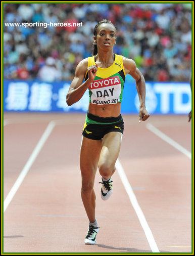 Christine DAY - Jamaica - Gold medal in 4x400m realy at 2015 World Championships.