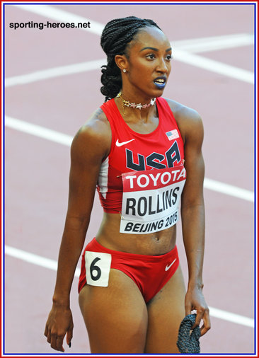 Brianna  ROLLINS - U.S.A. - 2015 finalist at World Champs, 2016 Olympic Gold medalist.