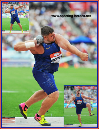 Joseph KOVACS - Shot put silver medal at 2016 Rio Olympic Games.