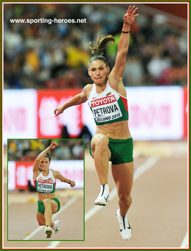 Gabriela PETROVA - Bulgaria - Fourth in triple jump at 2015 World Championships.