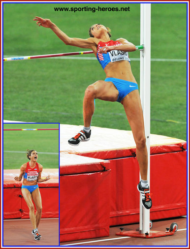 Blanka Vlasic - Croatia  - 2015 World Championships & 2016 Olympic Games medals.