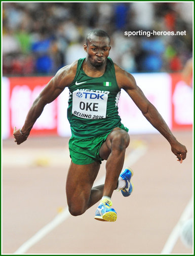 Tosin OKE - Nigeria - 8th in final of 2015 World Championships.