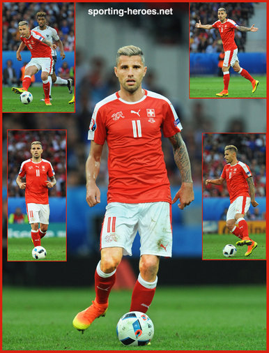Valon Behrami - Switzerland - 2016 European Football Finals. Euro 2016.