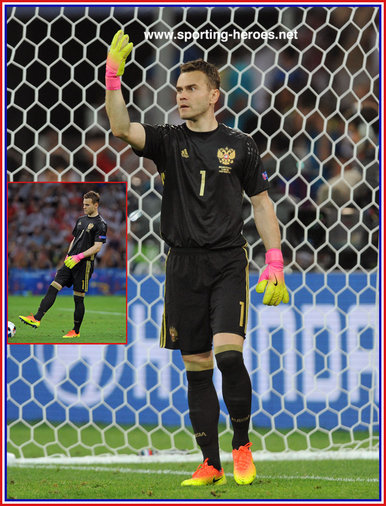Igor Akinfeev - Russia - 2016 European Football Finals. Euro 2016.