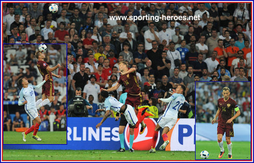 Vasili Berezutsky - Russia - 2016 European Football Finals. Euro 2016.
