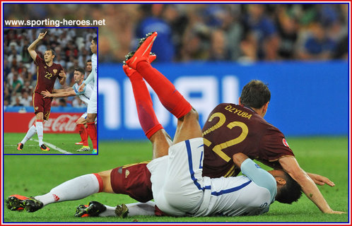 Artem Dzyuba - Russia - 2016 European Football Finals. Euro 2016.