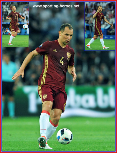 Sergei Ignashevich - Russia - 2016 European Football Finals. Euro 2016.