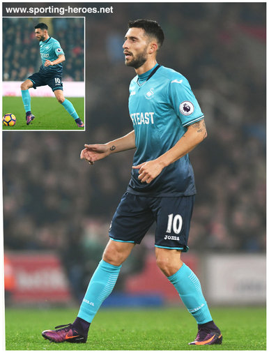 Borja BASTON - Swansea City FC - Premier League Appearances