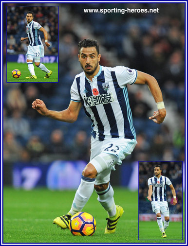 Nacer CHADLI - West Bromwich Albion - Premier League Appearances