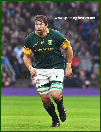 Willem Alberts - South Africa - International rugby union caps 2015-2016