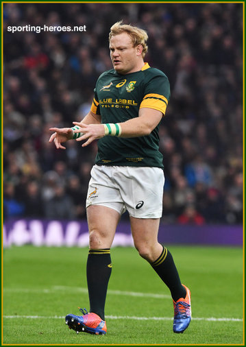 Adriaan Strauss - South Africa - International rugby caps 2013 - 2016