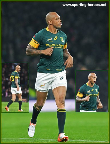 Lionel MAPOE - South Africa - International rugby caps for S.A.