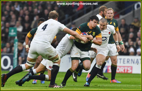 Francois VENTER - South Africa - International rugby caps.