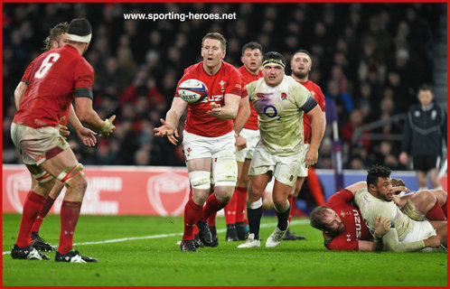 Bradley Davies - Wales - International Rugby Caps 2015-2019