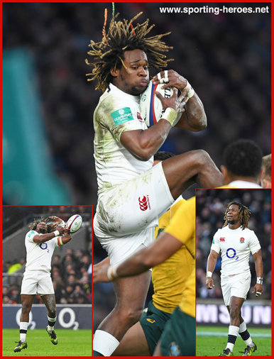 Marland YARDE - England - International Rugby Caps.