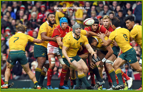 David Pocock - Australia - International Rugby Caps 2015 - 2019